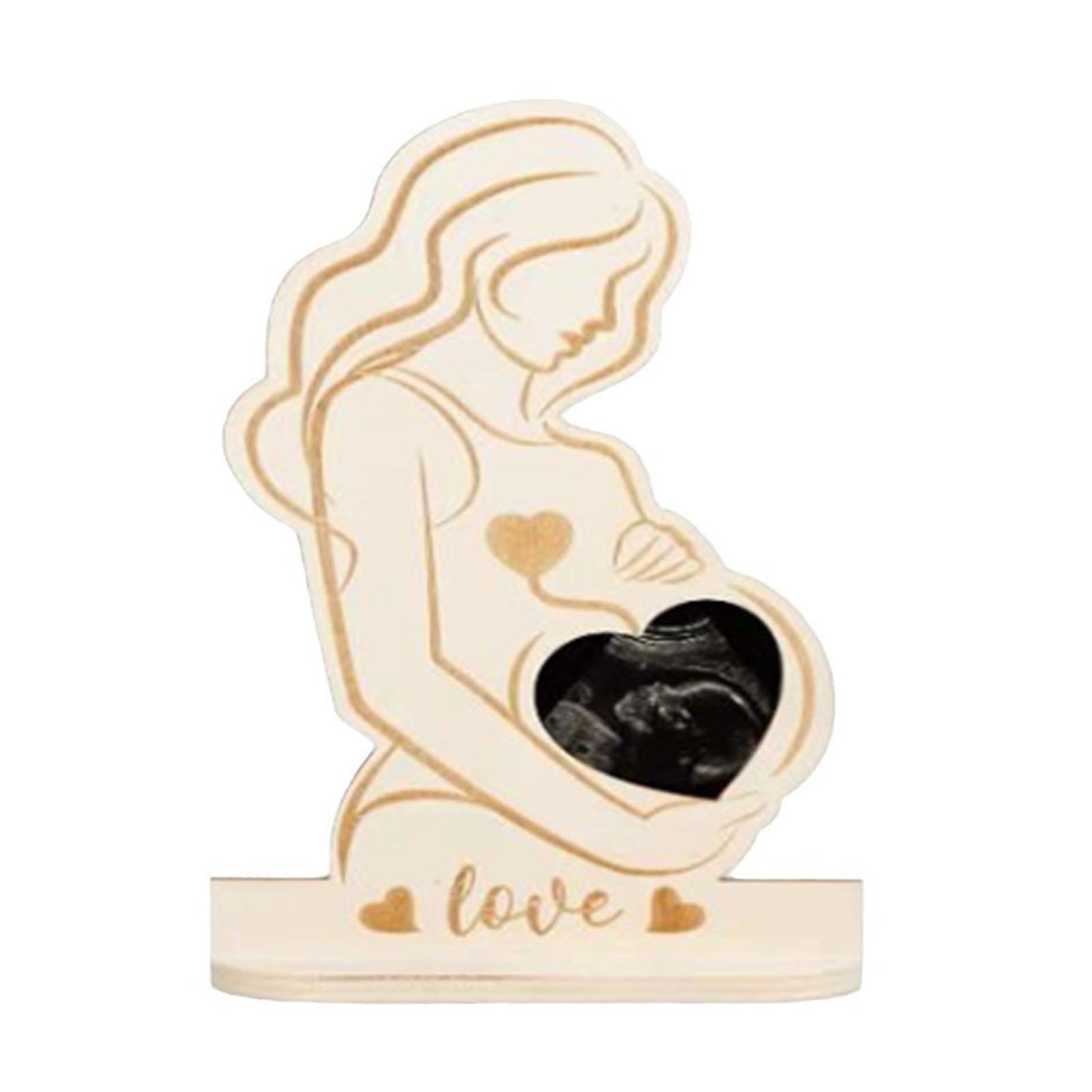 Baby Nursery Keepsake - กรอบรูปงานฝีมือไม้ ตกแต่งห้อง ของตกแต่งห้องเด็กผู้หญิง สำหรับตกแต่งบ้านและเก็บความทรงจำของลูกน้อย