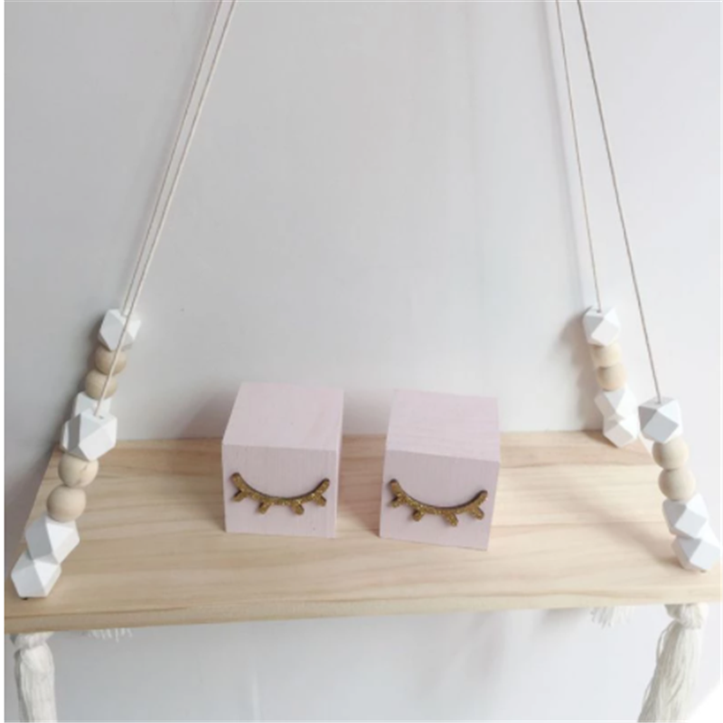 Baby Nursery Shelves - Nordic เนอสเซอรี่ & เด็กตกแต่งบ้านชั้นวางของแขวนผนังไม้ของเล่นเด็กห้องเด็ก Artic งานฝีมือบ้านตกแต่ง