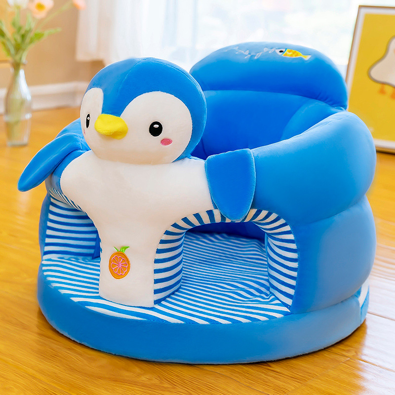 Baby Nursery Cushion - ปลอกโซฟาสำหรับเด็กอ่อน ผ้าพลัฌนุ่ม ซักได้ ใช้สำหรับฝึกนั่งและให้อาหาร ไม่มีไส้ใน สำหรับเด็กอายุ