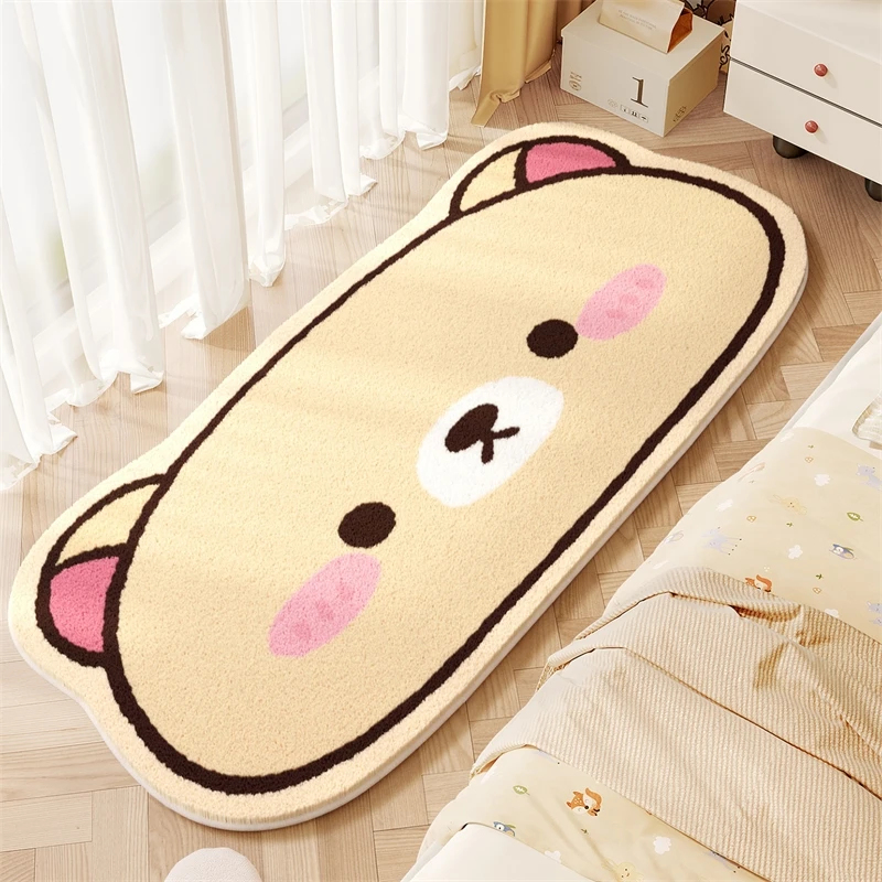 Soft Rug Nursery - วิกามะ คาวาอิ ริลัคคุมะพรมขนนุ่มกันลื่น แผ่นรองพื้นแสนสบายสำหรับห้องนอนเด็ก ห้องเด็กเล่น ตกแต่งบ้าน