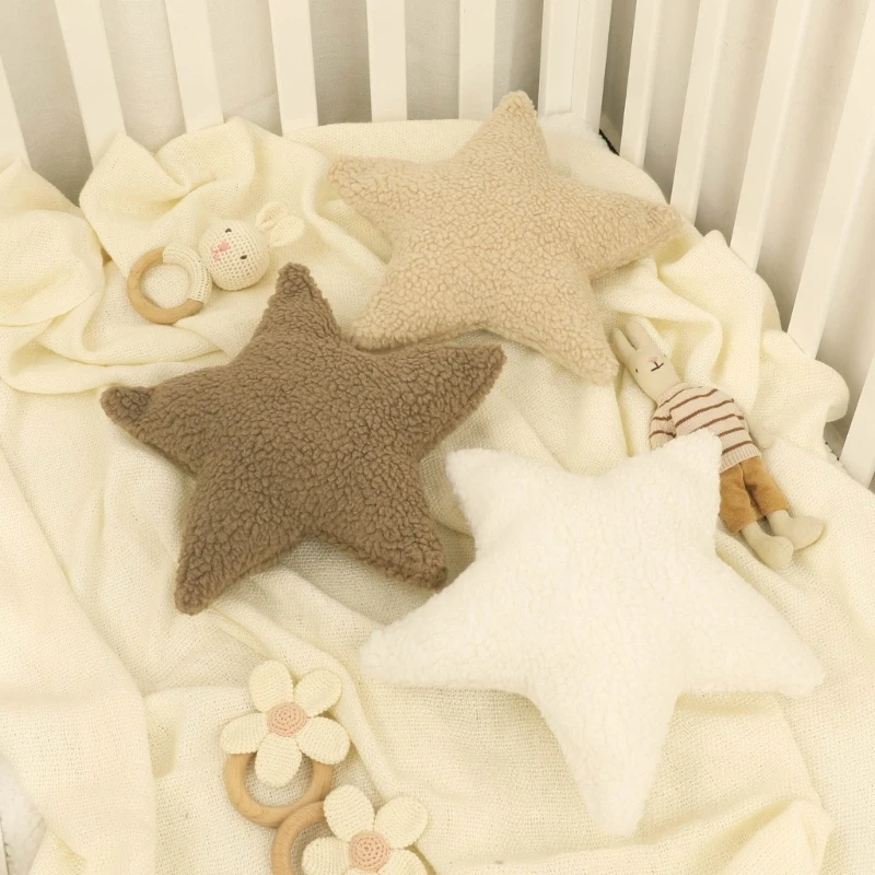 Baby Nursery Cushion - Solid Plush เนอสเซอรี่ตกแต่ง Star Shape หมอนเด็ก