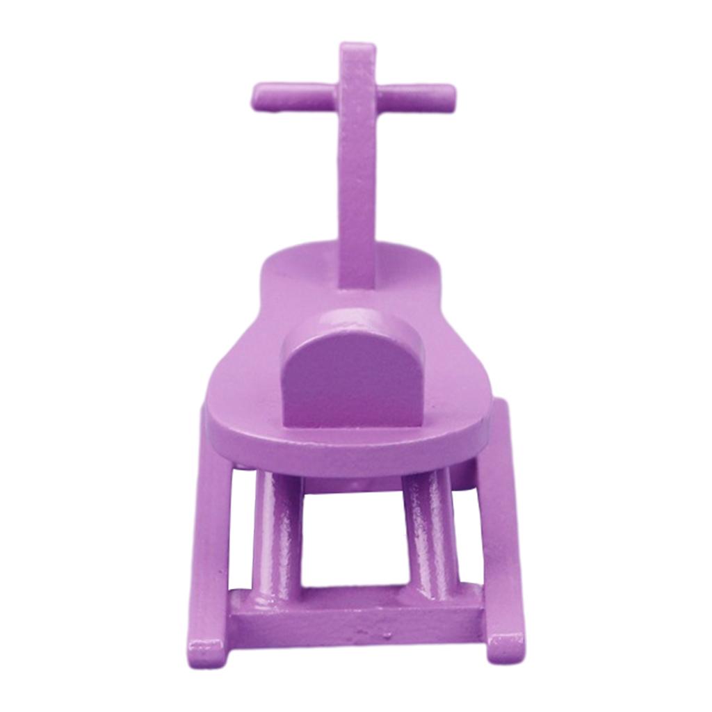 Baby Nursery Rocking Chair - ม้านั่งโยกไม้ขนาดเล็กสำหรับบ้านตุ๊กตา เฟอร์นิเจอร์ห้องเด็ก ทำด้วยมือ ขนาด 1:12 อุปกรณ์ตกแต่งห้องเด็กสำหรับเด็ก