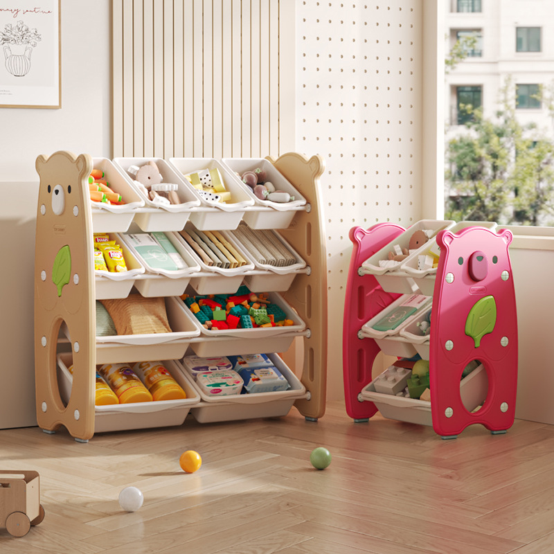 Baby Nursery Shelves - ตู้เก็บของเล่นเด็ก ตู้เก็บของใช้ในบ้านขนาดใหญ่ กล่องเก็บของเล่นและหนังสือขนาดใหญ่ สำหรับห้องนั่งเล่น ห้องเด็ก ชั้นวางของ