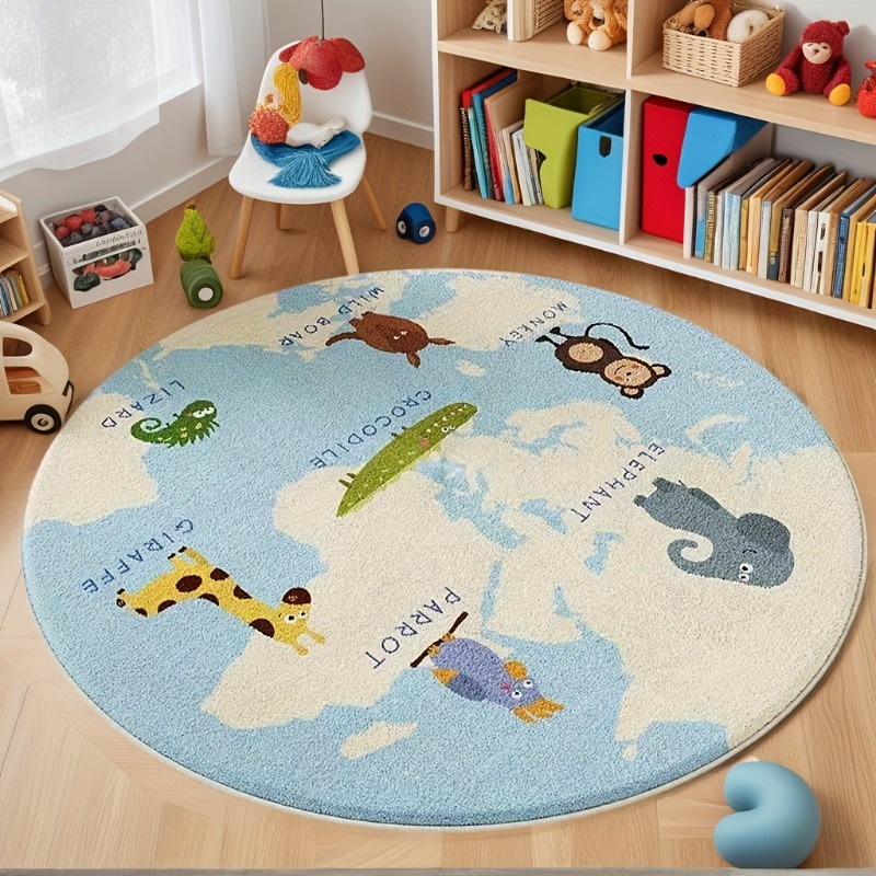 Soft Rug Nursery - พรมเด็ก ลายการ์ตูนน่ารัก สำหรับห้องนอน ห้องนั่งเล่น นุ่ม ไม่ลื่น