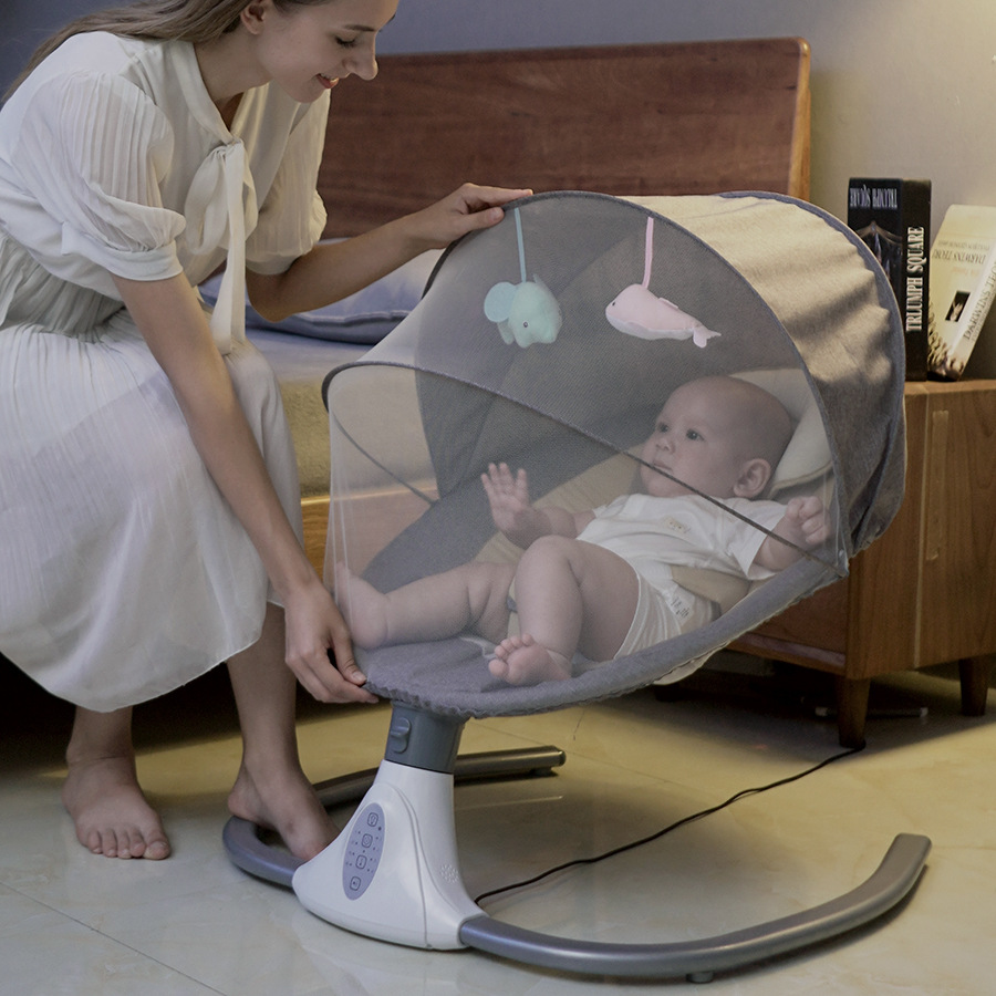 เก้าอี้โยกเด็กไฟฟ้า 0-3 ปี เปล - Baby Nursery Rocking Chair บทวิจารณ์และราคา