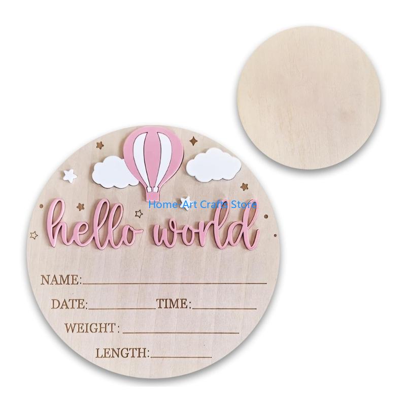 Y3NA ไม้ชื่อเด็กแผ่น Hello Wor - Baby Nursery Keepsake บทวิจารณ์และราคา