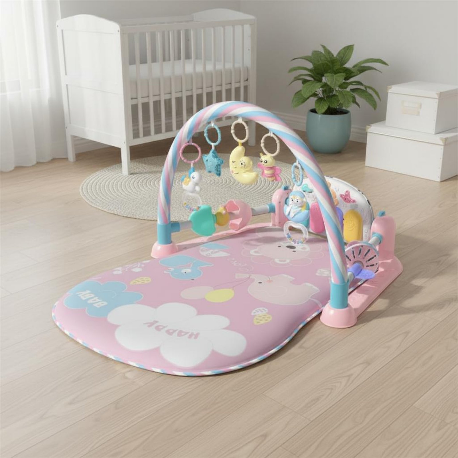 เปลเด็กอ่อนพร้อมฟังก์ชั่นดนตรี - Baby Nursery Unisex บทวิจารณ์และราคา