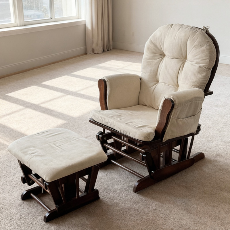 เก้าอี้โยกไม้สำหรับให้นมบุตร ร - Baby Nursery Rocking Chair บทวิจารณ์และราคา
