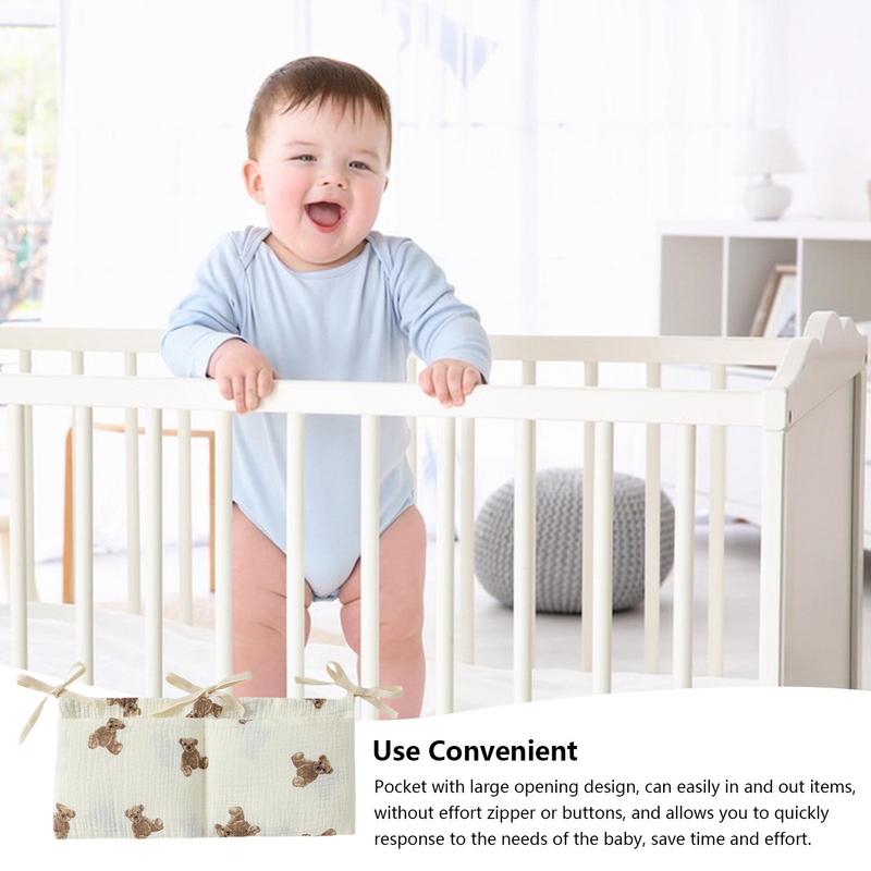 Baby Crib Organizer Cot Caddy  - Baby Nursery Unisex บทวิจารณ์และราคา