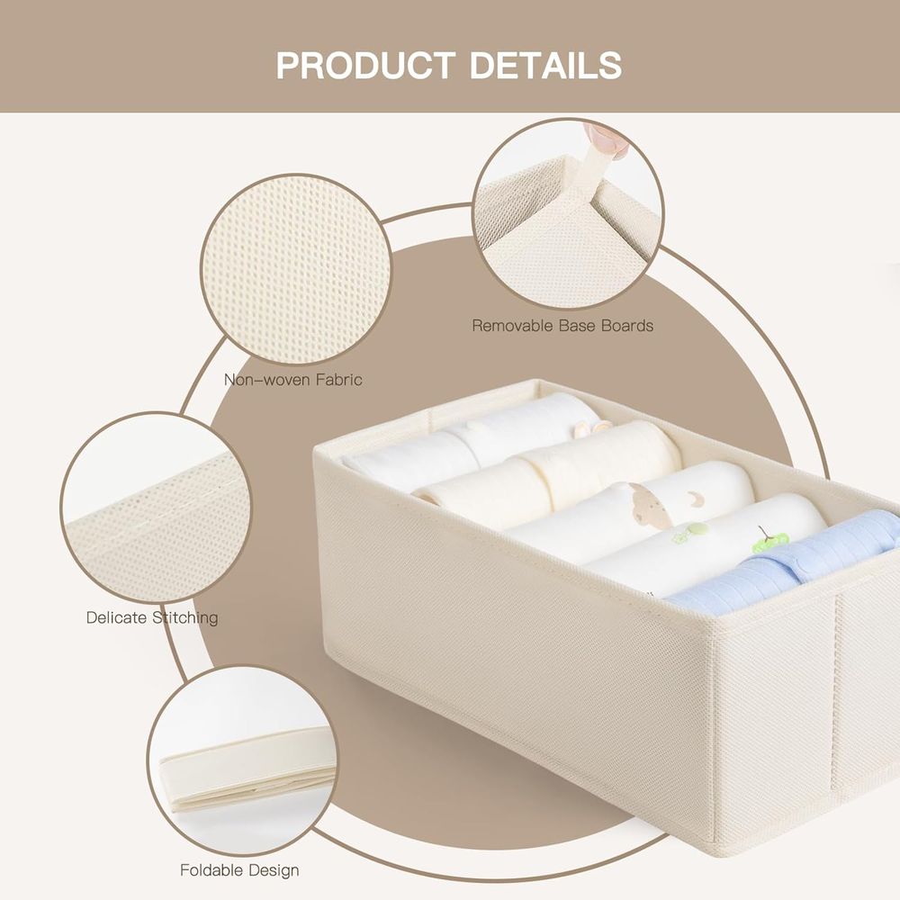 กล่องจัดระเบียบลิ้นชัก 10 ชิ้น - Baby Nursery Closet Organization บทวิจารณ์และราคา