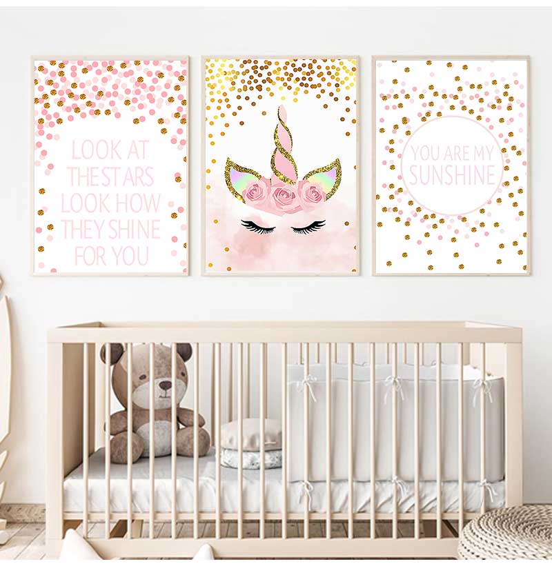 ภาพตกแต่งห้องนอนเด็กผู้หญิง ตก - Baby Nursery Pink บทวิจารณ์และราคา