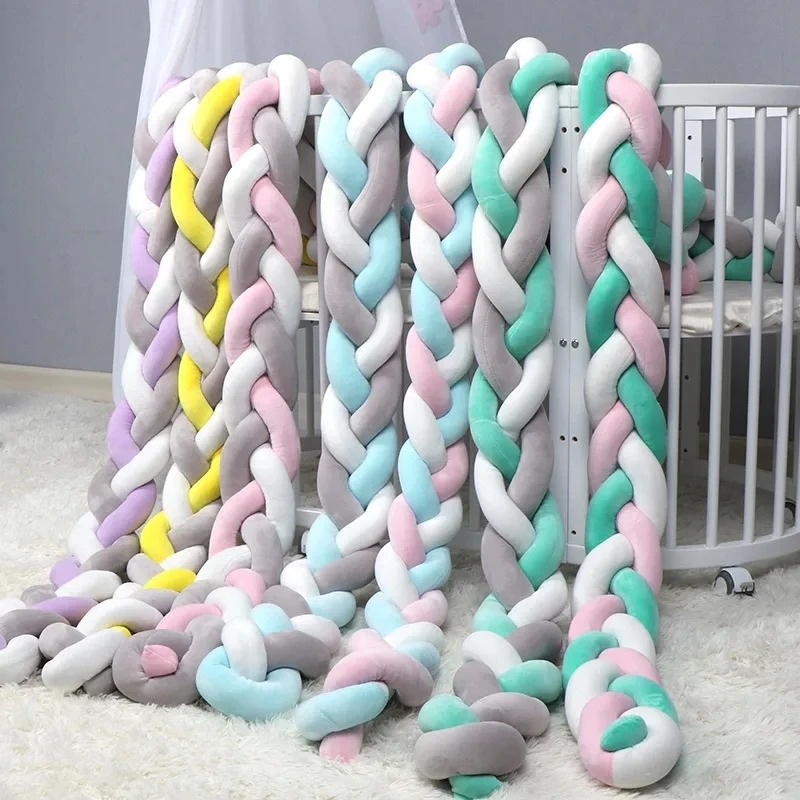 กันชนเตียงเด็กปมป้องกันเตียงเด - Baby Nursery Cushion บทวิจารณ์และราคา