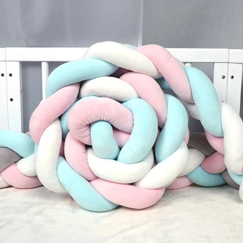 กันชนเตียงเด็กปมป้องกันเตียงเด - Baby Nursery Cushion บทวิจารณ์และราคา