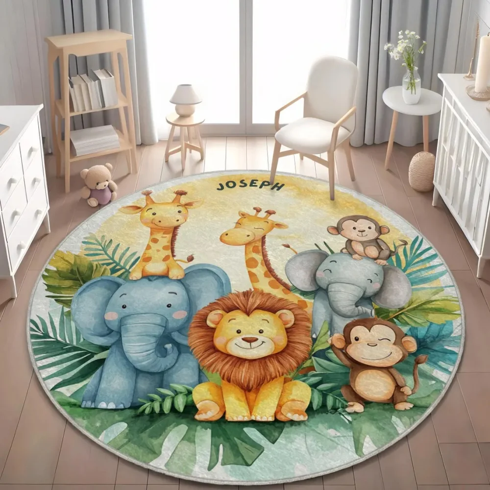 พรมปูพื้นลายสัตว์ป่า ซาฟารี ยี - Soft Rug Nursery บทวิจารณ์และราคา