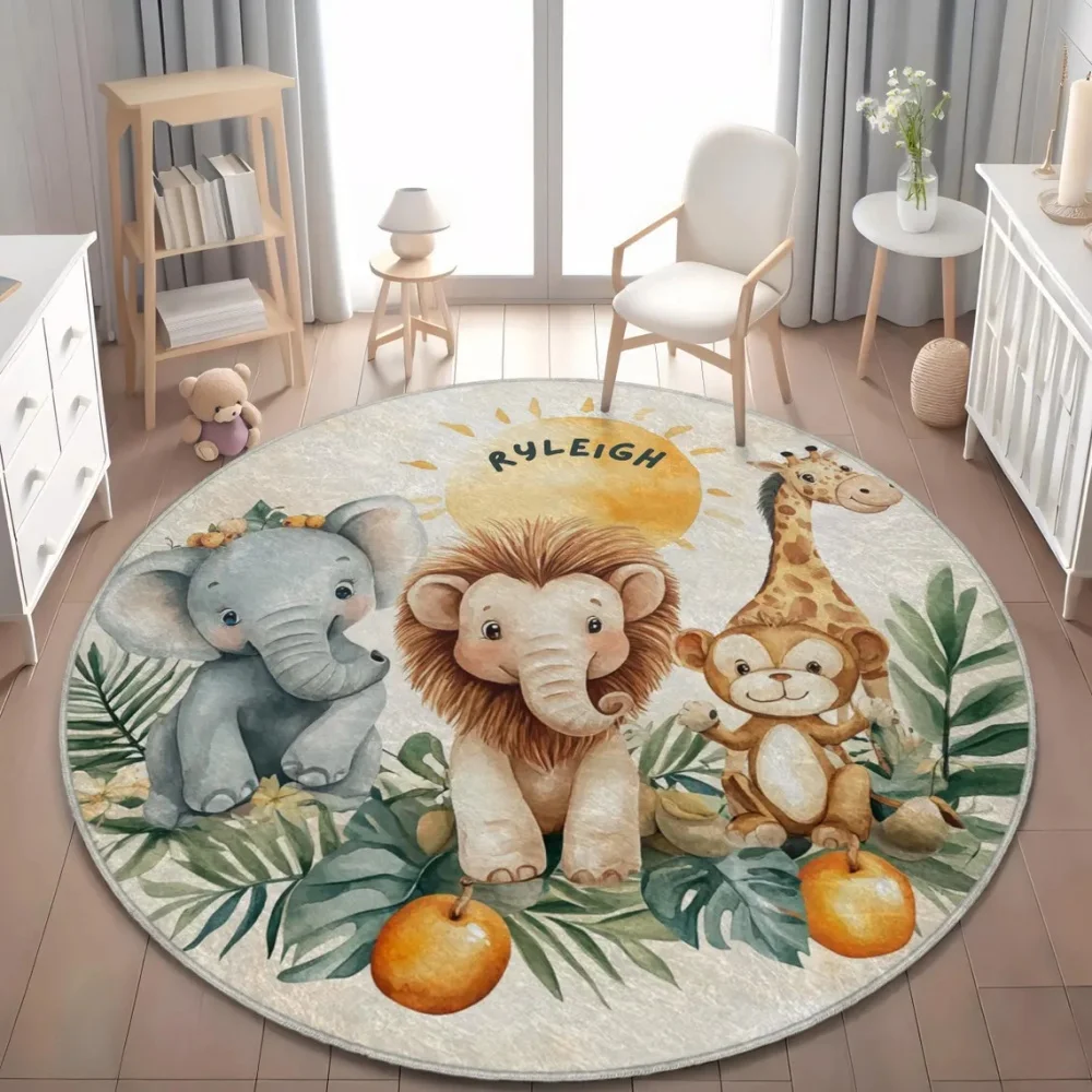 พรมปูพื้นลายสัตว์ป่า ซาฟารี ยี - Soft Rug Nursery บทวิจารณ์และราคา