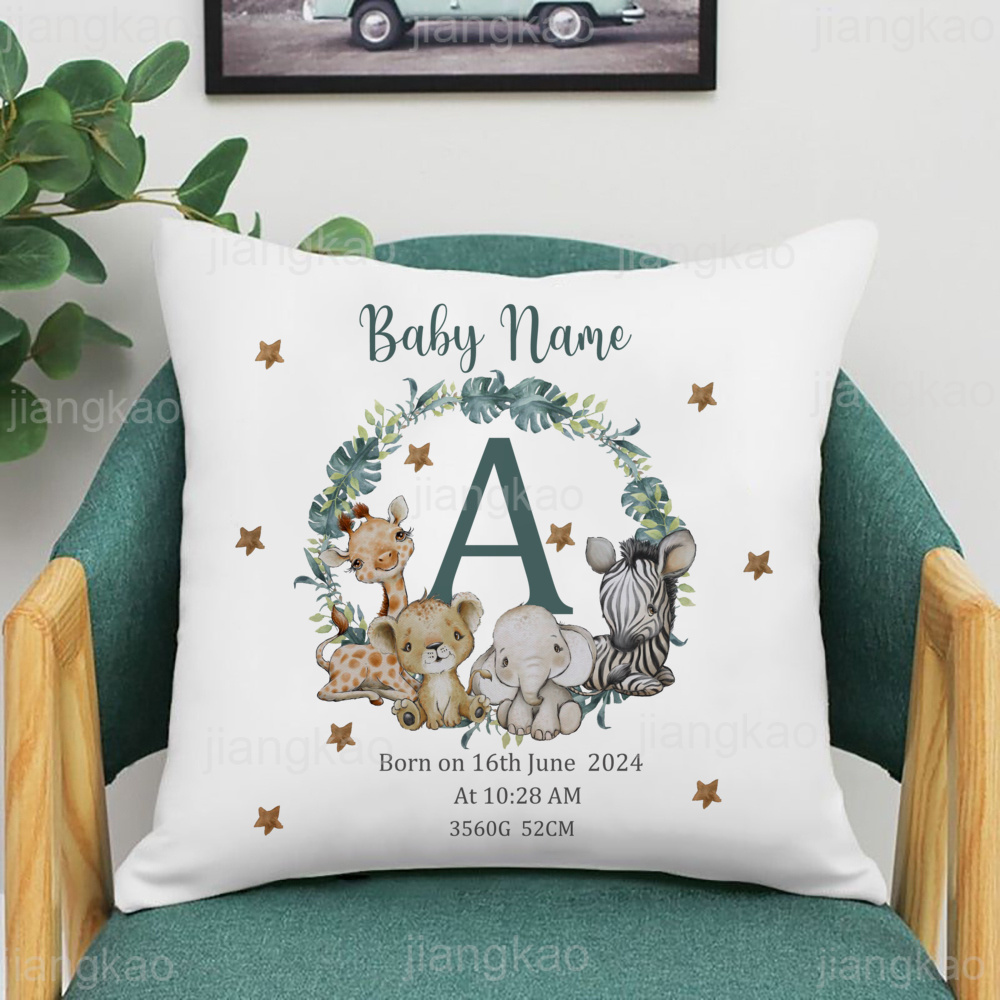 เคสรูปสัตว์ซาฟารีส่วนบุคคลพร้อ - Baby Nursery Cushion บทวิจารณ์และราคา