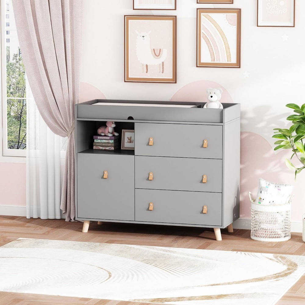 โต๊ะเปลี่ยนผ้าอ้อมเด็กอเนกประส - Baby Nursery Shelves บทวิจารณ์และราคา