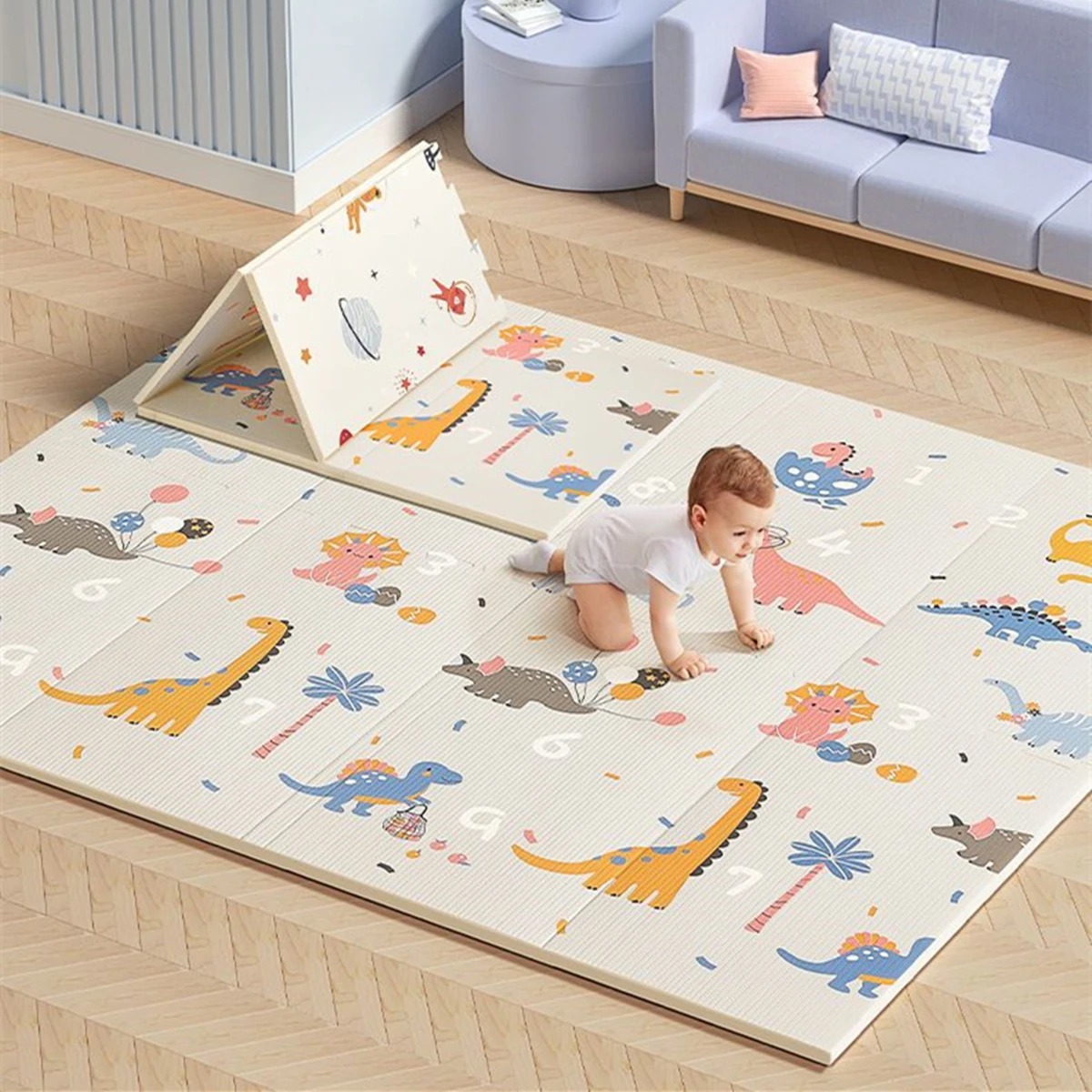 พรมเด็กปลอดสารพิษ พับได้ สำหรั - Soft Rug Nursery บทวิจารณ์และราคา