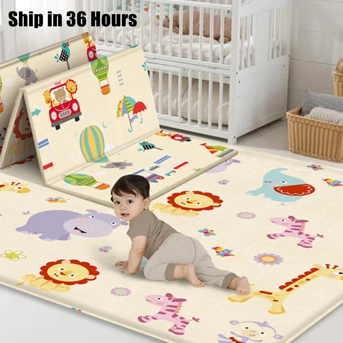 พรมเด็กปลอดสารพิษ พับได้ สำหรั - Soft Rug Nursery บทวิจารณ์และราคา