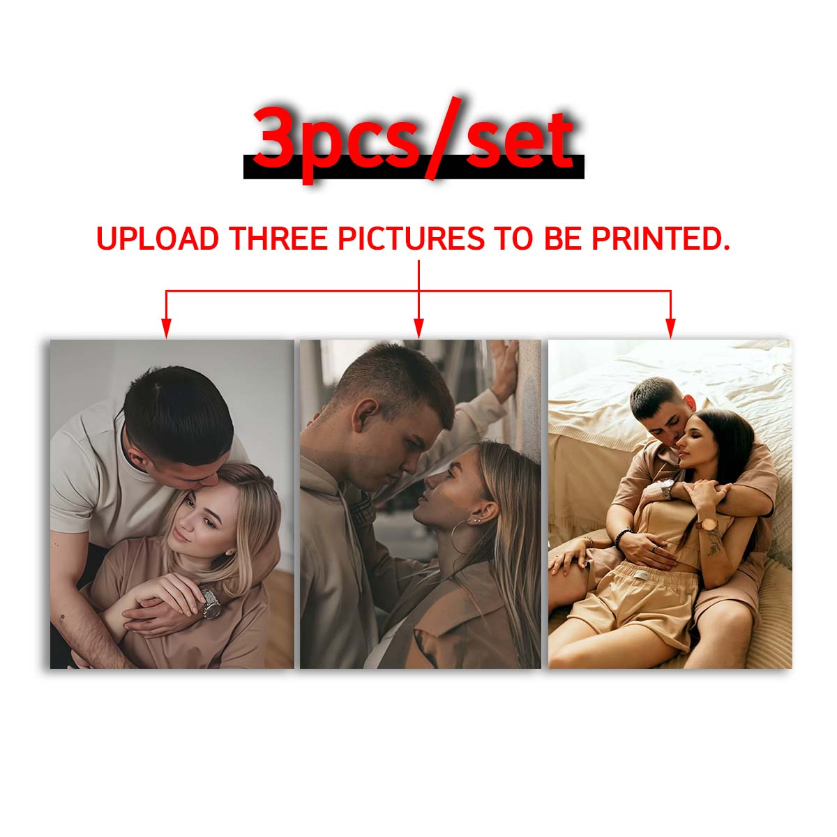 ภาพวาดสีน้ำมันแบบสามชิ้น - กรอ - Photo Frame Baby บทวิจารณ์และราคา