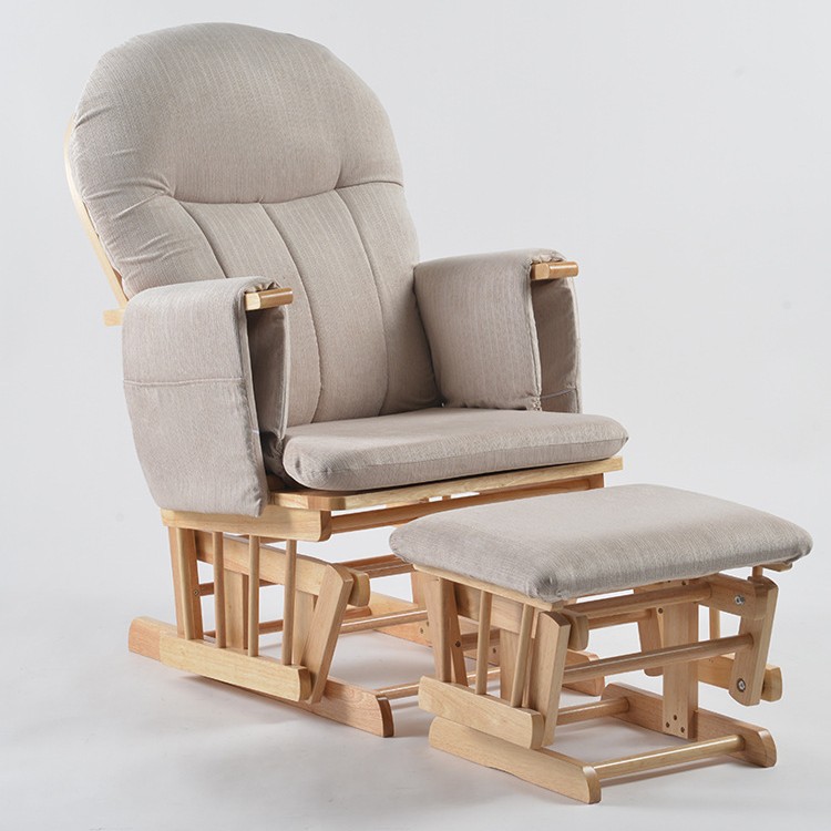 เก้าอี้โยกไม้สำหรับให้นมบุตรแบ - Baby Nursery Rocking Chair บทวิจารณ์และราคา