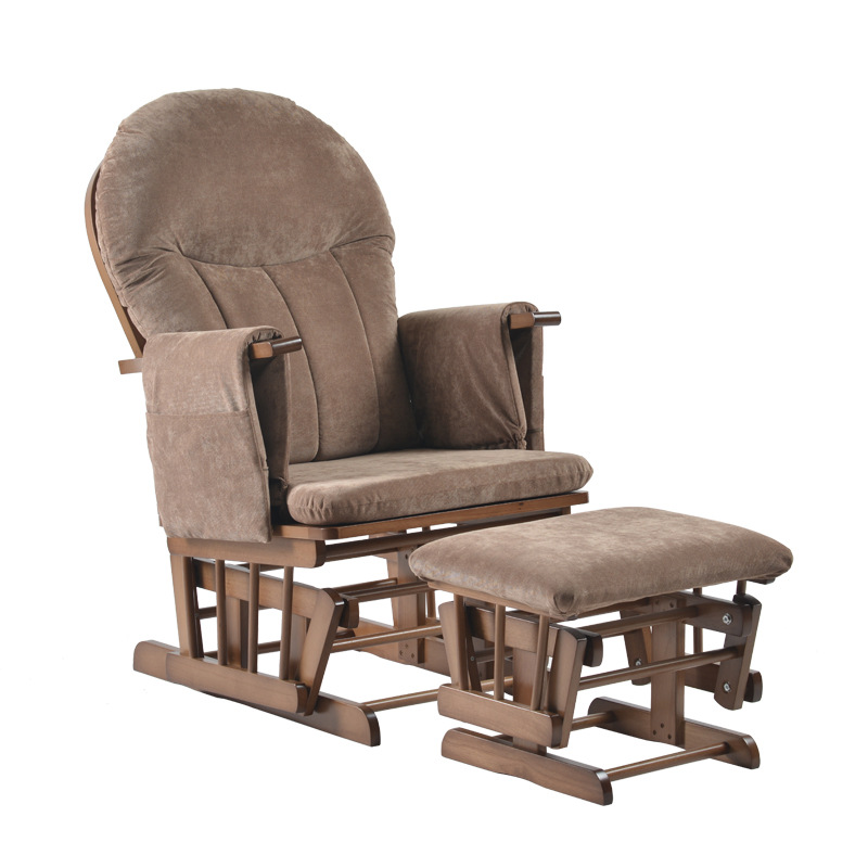เก้าอี้โยกไม้สำหรับให้นมบุตรแบ - Baby Nursery Rocking Chair บทวิจารณ์และราคา