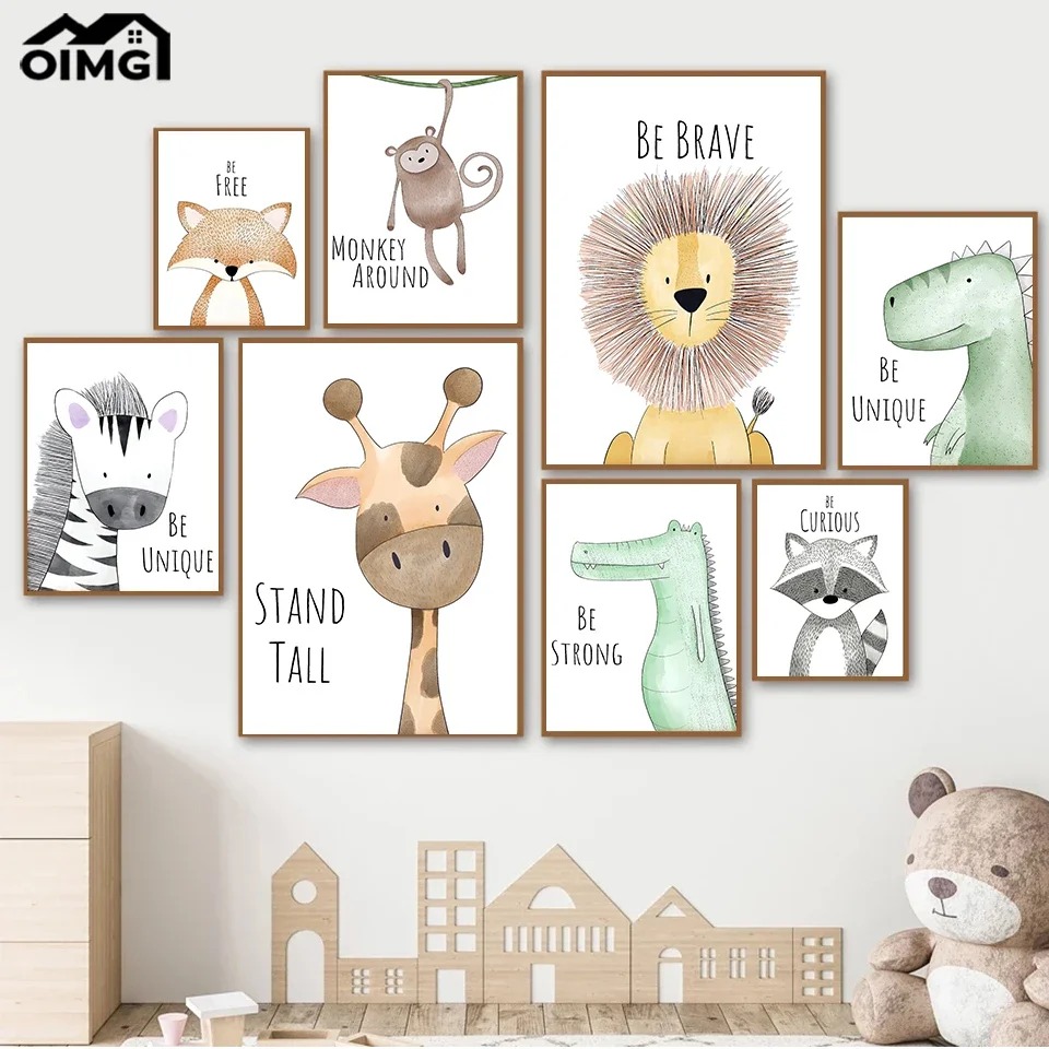 1 ชิ้น ไร้กรอบ, ลูกสิงโต ลายม้ - Baby Zebra Nursery บทวิจารณ์และราคา