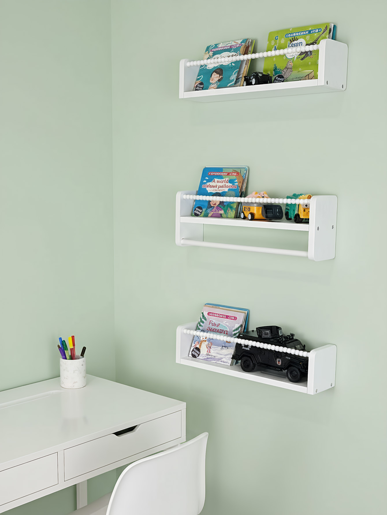 ชั้นวางหนังสือสำหรับห้องเด็ก,  - Baby Nursery Shelves บทวิจารณ์และราคา