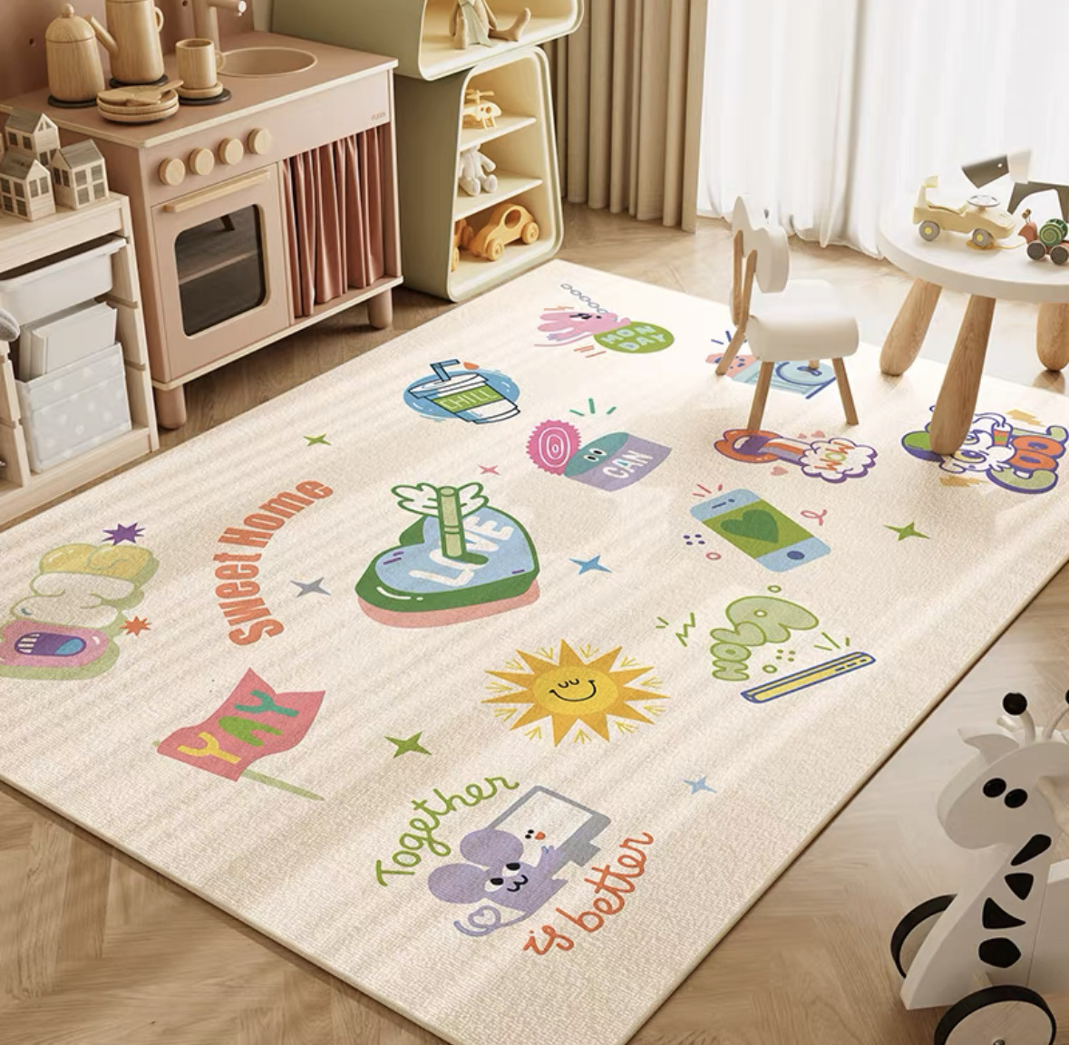 VIKAMA แผ่นรองคลานลายการ์ตูนสิ - Soft Rug Nursery บทวิจารณ์และราคา