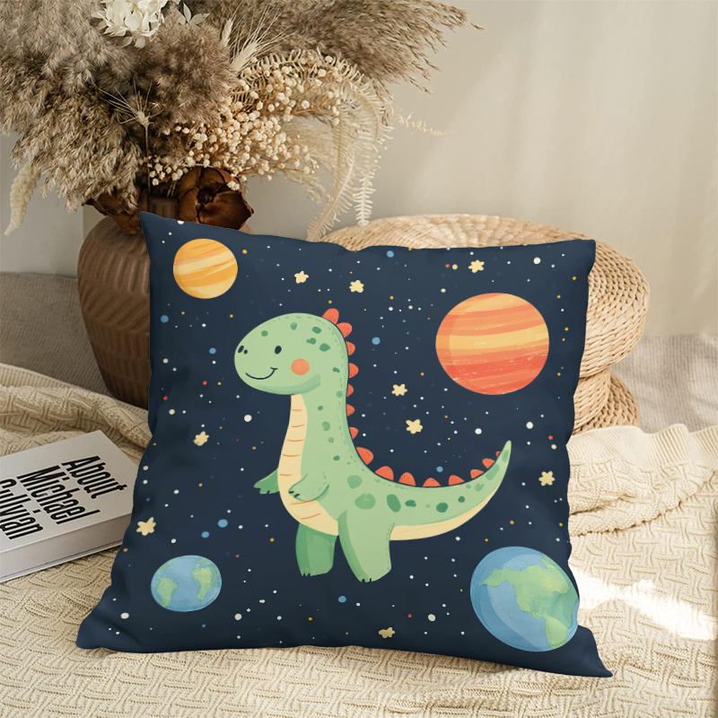 ปลอกหมอนอิงลายไดโนเสาร์น่ารัก  - Baby Nursery Cushion บทวิจารณ์และราคา