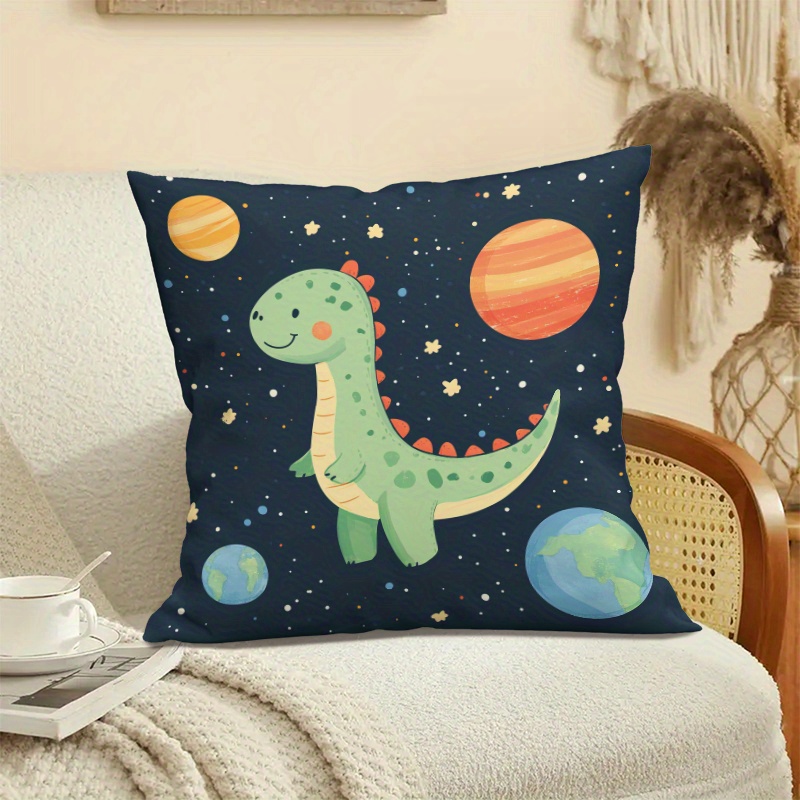ปลอกหมอนอิงลายไดโนเสาร์น่ารัก  - Baby Nursery Cushion บทวิจารณ์และราคา