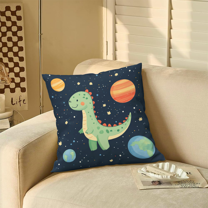 ปลอกหมอนอิงลายไดโนเสาร์น่ารัก  - Baby Nursery Cushion บทวิจารณ์และราคา