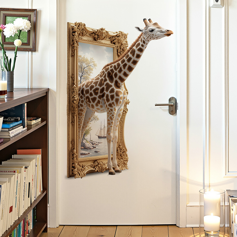 สติ๊กเกอร์ติดผนังลายยีราฟ 3 มิ - Baby Nursery Picture Frames บทวิจารณ์และราคา