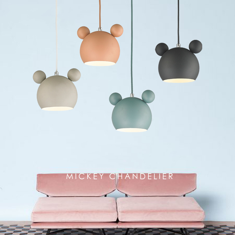โมเดิร์น Mickey จี้ไฟเหล็กที่ม - Baby Nursery Light บทวิจารณ์และราคา