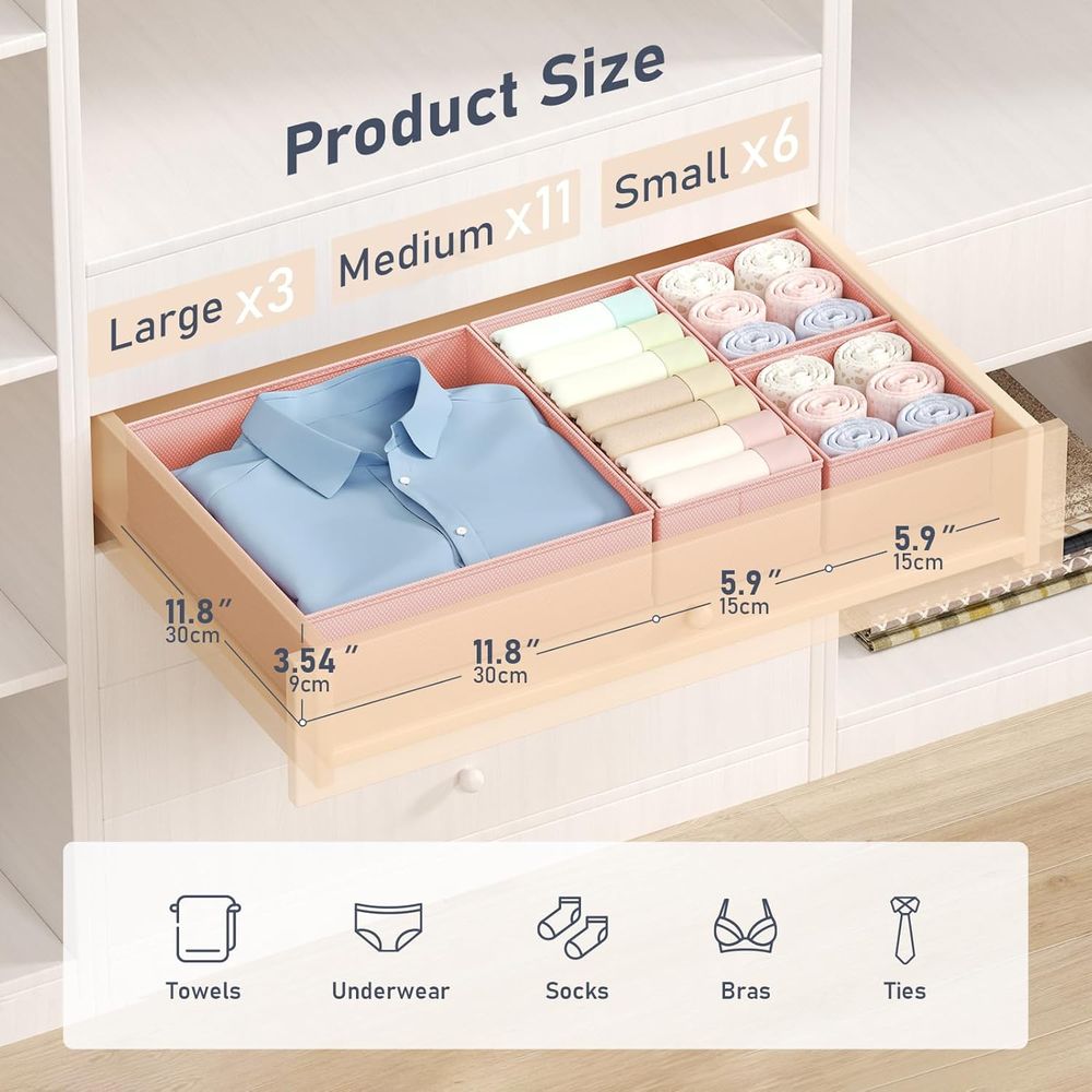 กล่องจัดระเบียบเสื้อผ้า 20 ชิ้ - Baby Nursery Closet Organization บทวิจารณ์และราคา