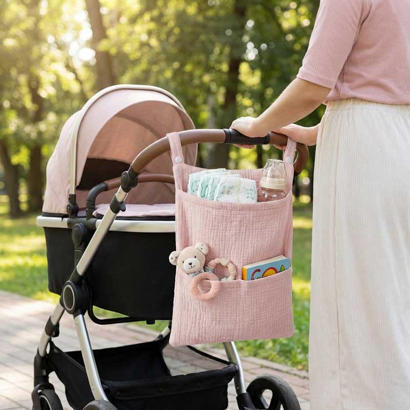 กระเป๋าแขวนรถเข็นเด็กผ้าฝ้ายแท - Baby Nursery Unisex บทวิจารณ์และราคา