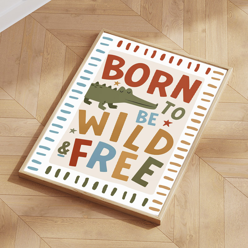 ภาพพิมพ์บนผ้าใบลายการ์ตูนสัตว์ - Baby Zebra Nursery บทวิจารณ์และราคา