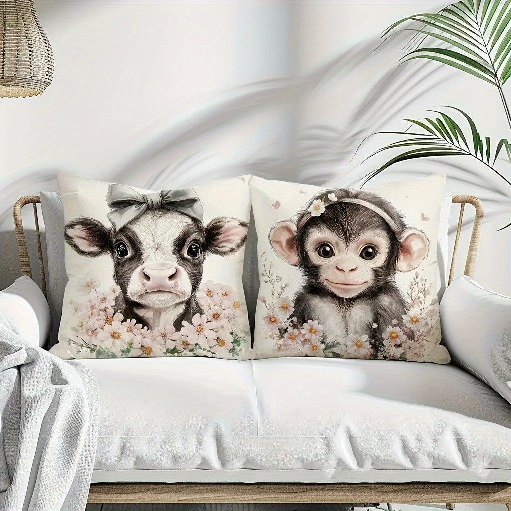 ปลอกหมอนอิงรูปสัตว์น่ารักสำหรั - Baby Nursery Cushion บทวิจารณ์และราคา