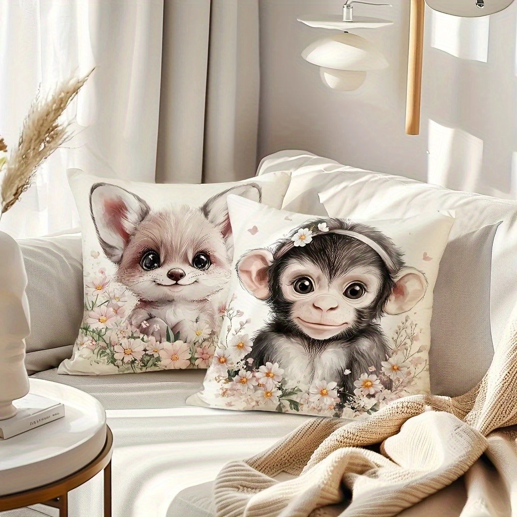 ปลอกหมอนอิงรูปสัตว์น่ารักสำหรั - Baby Nursery Cushion บทวิจารณ์และราคา