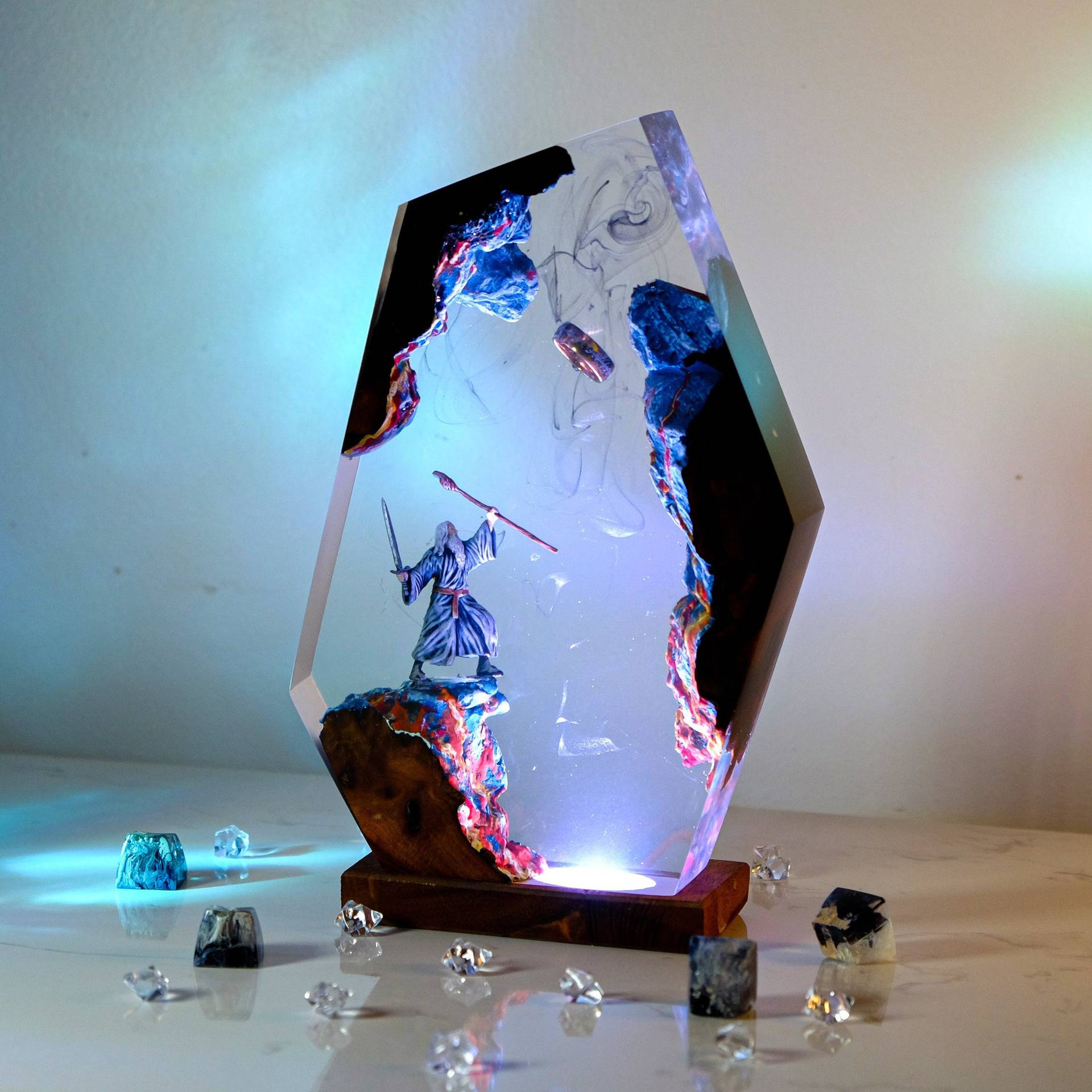 โคมไฟเรซิ่นรูปฉากภาพยนตร์ แหวน - Baby Nursery Light บทวิจารณ์และราคา