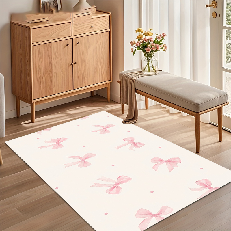 พรมปูพื้นสีชมพูแบบกันลื่น นุ่ม - Soft Rug Nursery บทวิจารณ์และราคา