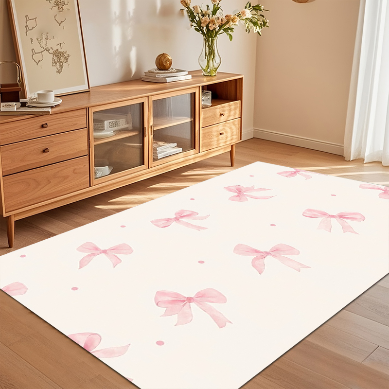 พรมปูพื้นสีชมพูแบบกันลื่น นุ่ม - Soft Rug Nursery บทวิจารณ์และราคา
