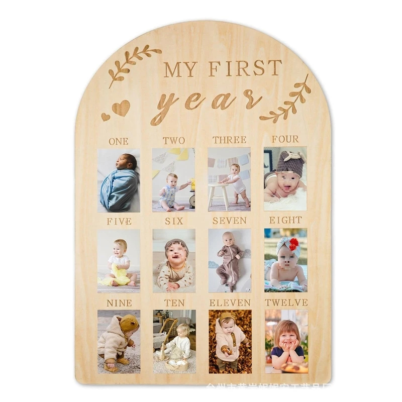 ป้ายไม้สำหรับถ่ายภาพเด็กแรกเกิ - Baby Nursery Keepsake บทวิจารณ์และราคา