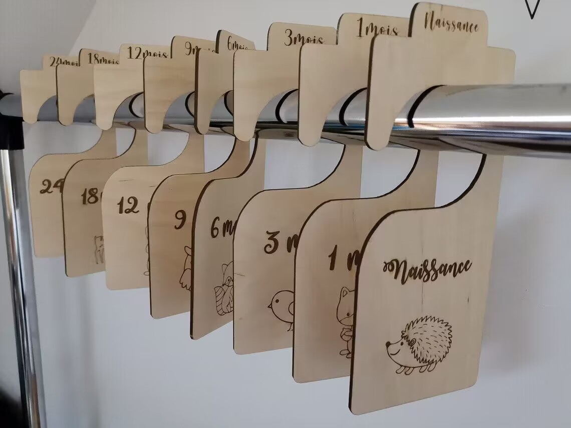 ที่แบ่งช่องตู้เสื้อผ้าลายสัตว์ - Baby Nursery Closet Organization บทวิจารณ์และราคา