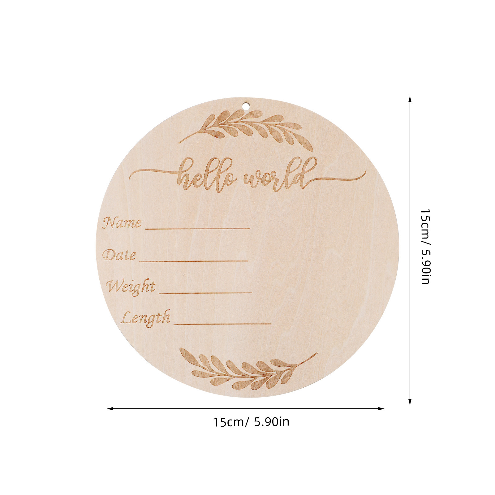 ชุดแผ่นไม้สำหรับถ่ายภาพเด็กแรก - Baby Nursery Keepsake บทวิจารณ์และราคา