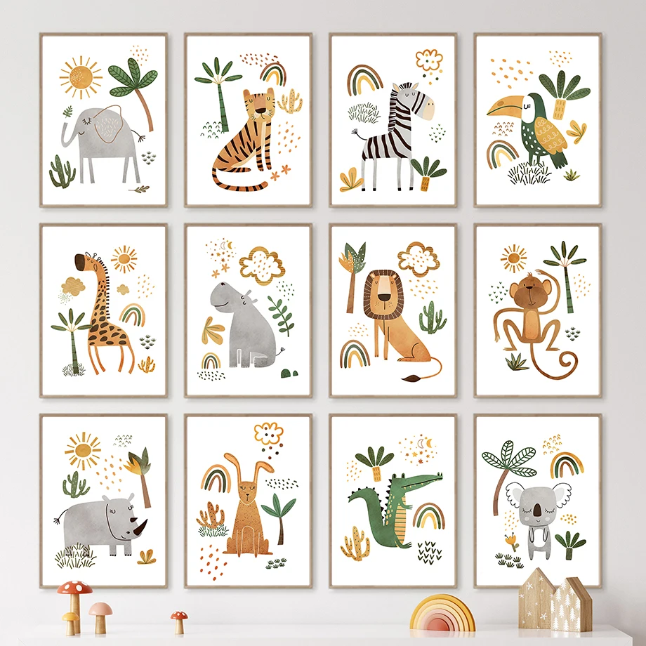 ยีราฟช้าง Tiger ZEBRA Toucan ส - Baby Zebra Nursery บทวิจารณ์และราคา