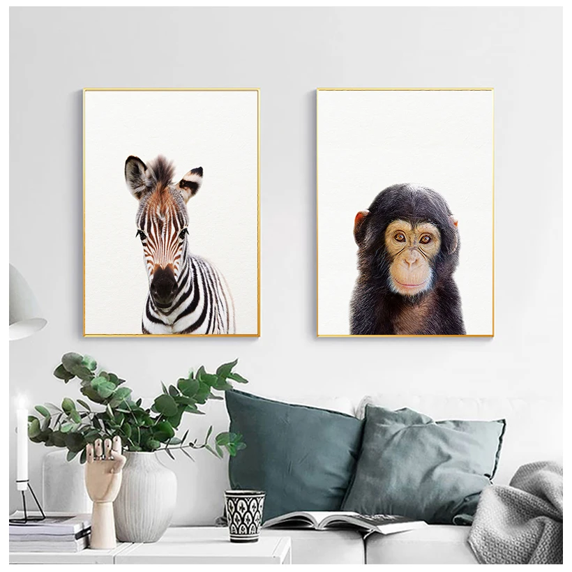 สิงโตม้าลายช้างยีราฟเด็กสัตว์ศ - Baby Zebra Nursery บทวิจารณ์และราคา