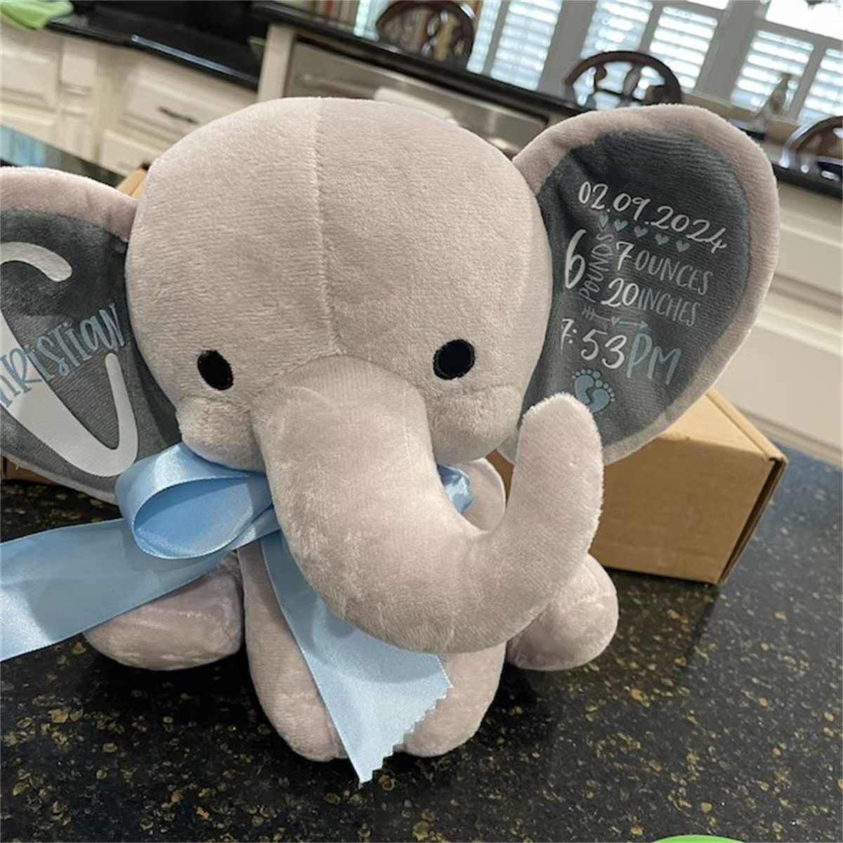 ตุ๊กตาช้างแบบกำหนดเองพร้อมข้อม - Baby Nursery Keepsake บทวิจารณ์และราคา