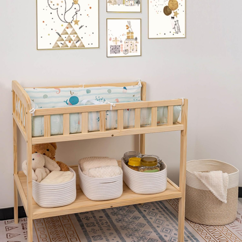 ตะกร้าเก็บของทอขนาดเล็ก - ถังส - Baby Nursery Closet Organization บทวิจารณ์และราคา
