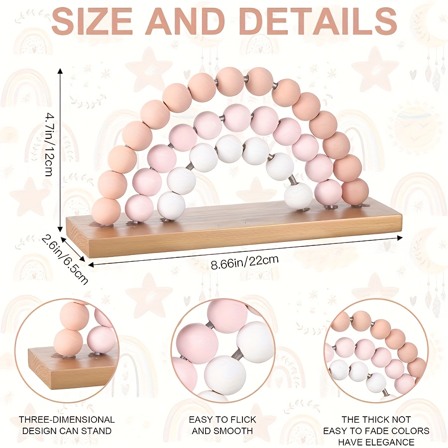 สาวสายรุ้ง 3D Baby Room Decor  - Baby Nursery Pink บทวิจารณ์และราคา